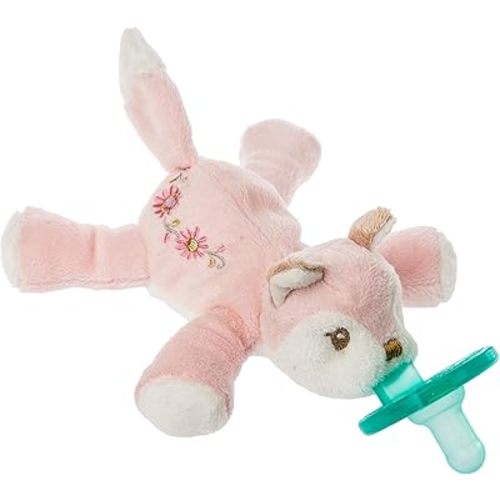 Mary Meyer WubbaNub Soft Toy and Infant Pacifier, Itsy Glitzy Fox