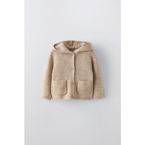 WOOL AND CASHMERE JACKET - Tan marl | ZARA United States