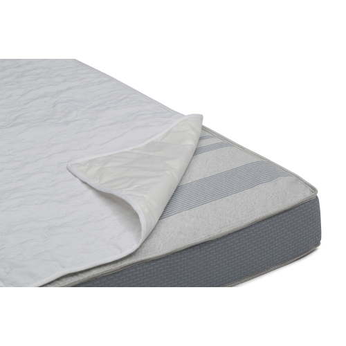 Serta Waterproof Crib Mattress Liner Pads Pack of 2 Quilted Stain-Resist for Baby's Crib