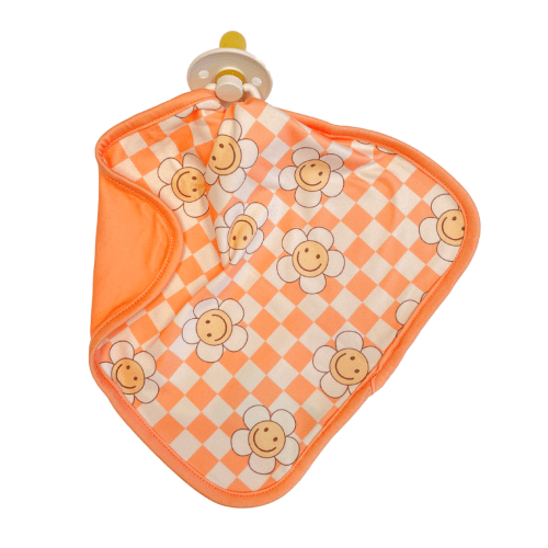ORANGE SMILEY CHECKER | LOVIE