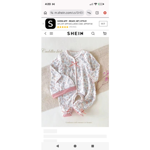 SHEIN Vintaside Kids Newborn Infant Baby Girl Romper Set,Autumn Cute Lounge Rabbit Flower Ditsy Floral Pink Snap Long Sleeve Footies Bodysuit With Hat,2pcs Pajama Set | SHEIN USA