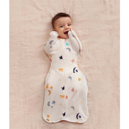 Swaddle Up™ 1.0 TOG Organic Cotton Buff Lunar