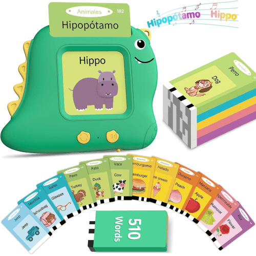 Talking Flash Cards with 510 Sight Words, Montessori Learning Toys , Autism Sensory Speech Therapy Toys for Boys Girls Gifts