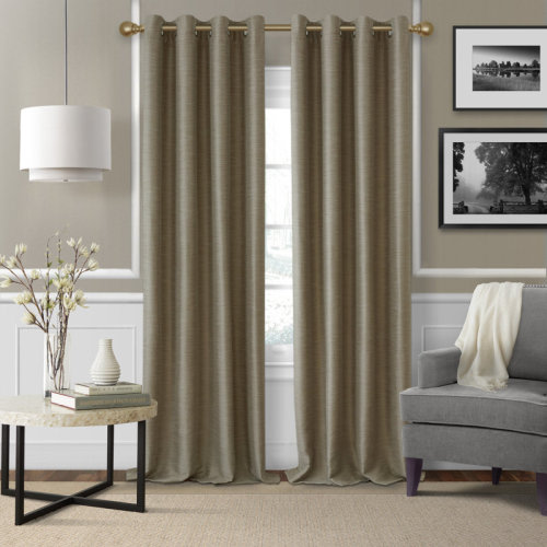 Alcott Hill® Darion Adjustable Single Curtain Rod with Globe Ball Finial & Reviews | Wayfair