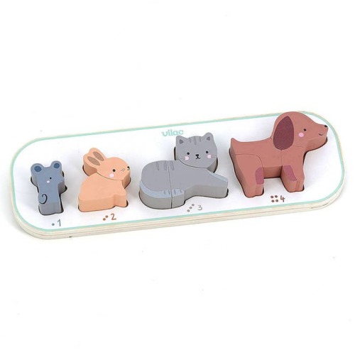 1,2,3,4 Animals Early Learning Puzzle