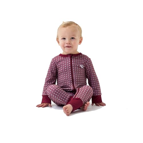 Burlebo Baby Zip Up – Soft Performance Fabric with Fold-Over Cuffs