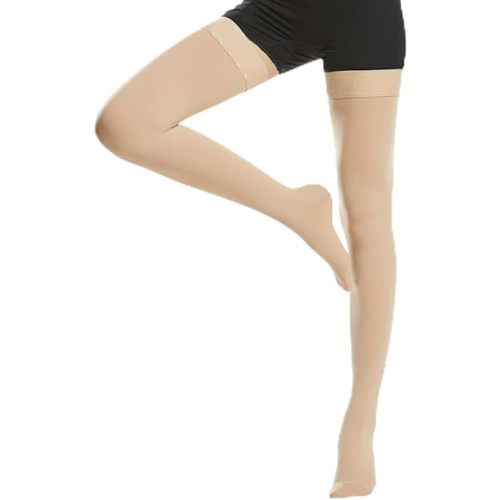 Beister 20-30 mmHg Compression Stocks Women & Men Thigh High Closed Toe Sockings for Varicose Veins, Edema, Flight