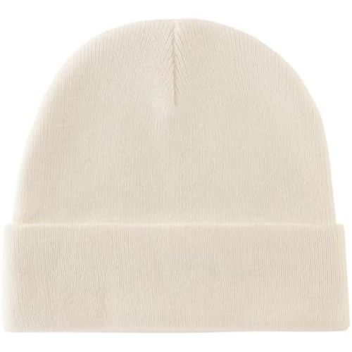 ROYBENS 100% Cotton Baby Beanie Cute Toddler Winter Hat Boys Girls Kids Soft Warm Knit Cuffed Caps Beanies for 0-8 Years