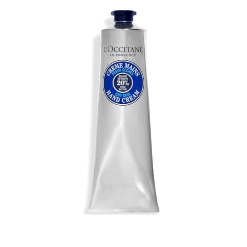 L'OCCITANE 20% Organic Shea Butter Hand Cream, Nourishes & Protects Dry Hands, Fast-Absorbing, Non-Greasy, Leaves Skin Moisturized & Soft, Vegan