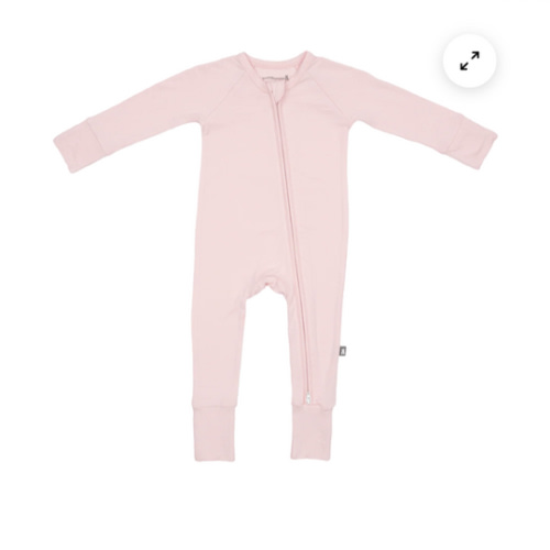 Bumbunny Baby | Romper Pajamas | Convertible Footed Romper in Blush