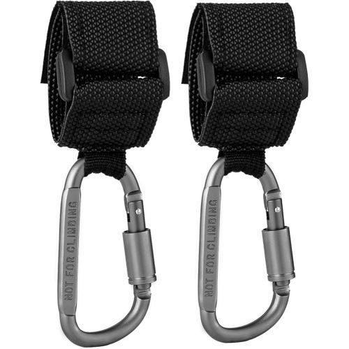 Baby Stroller Hook, Clip or Hang a Diaper Bag to Your Pram or Buggy, 2 Pieces