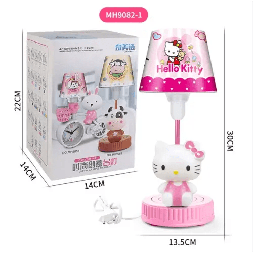 Anime Sanrioed Hello Kitty Kawaii Bedside Lamp Kuromi Cinnamorol Cartoon Decorate Room Student Dormitory Night Light Girls Gift