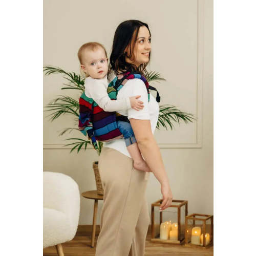 Lenny Buckle Onbuhimo PRO baby carrier, broken-twill weave (100% cotto – Woven Baby