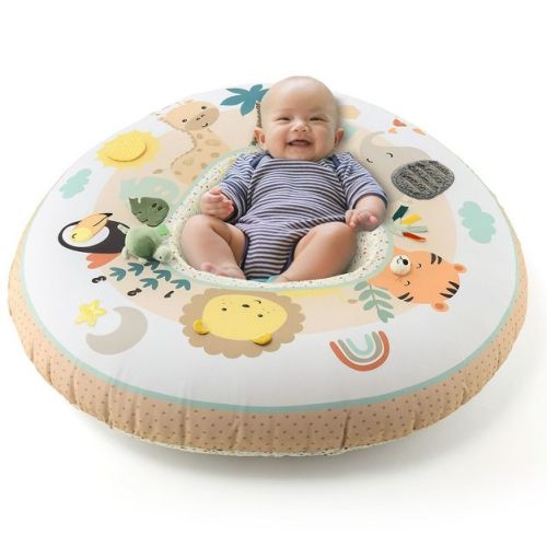 The Peanutshell Inflatable Play Ring Activity Center - Beige Safari