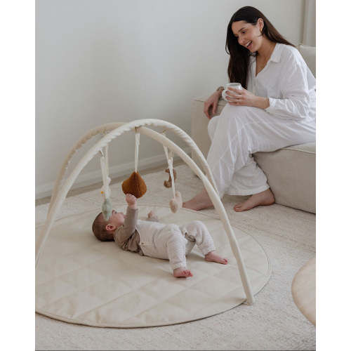 Quilted Play Mat & Baby Play Gym