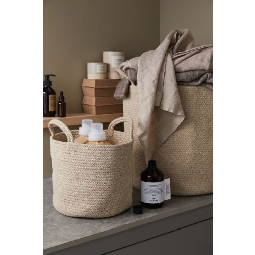 Cotton Storage Basket  COLOR - Light beige
