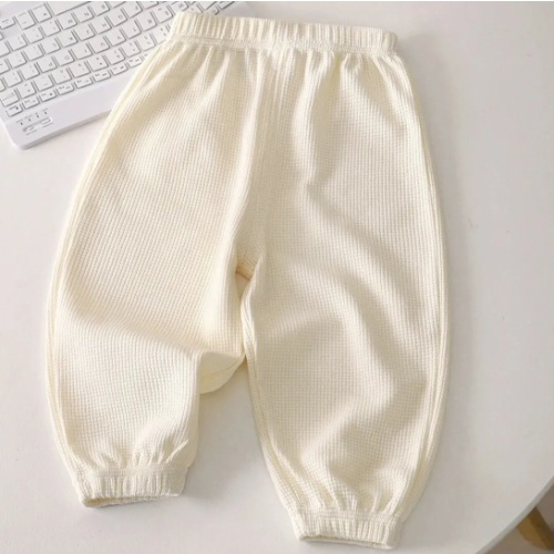 Baby Toddler Waffle Solid Color Pants