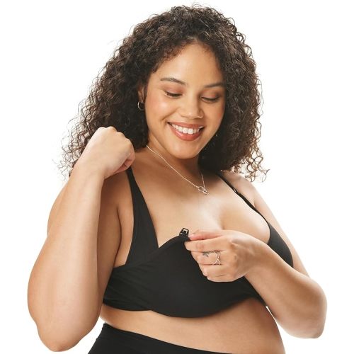 Motherhood Maternity Womens Seamless Wrap Triangle Nursing Bra