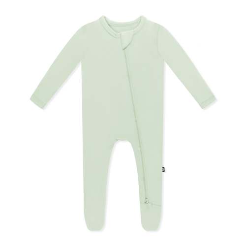 Zippered Footie in Basil