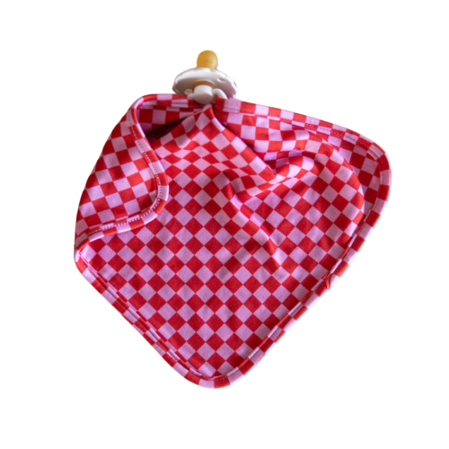 PINK + RED MINI CHECKER | LOVIE