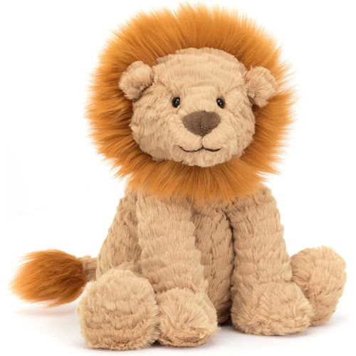 A cute stuffed lion