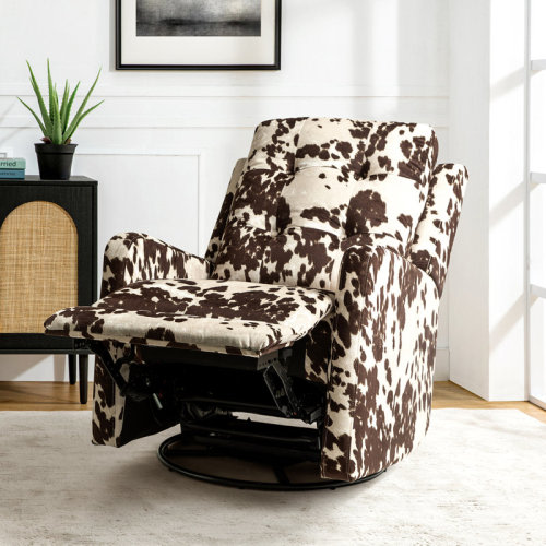 Lark Manor™ Prescot 26..7'' Wide Floral Manual Swivel Rocker Recliner & Reviews | Wayfair