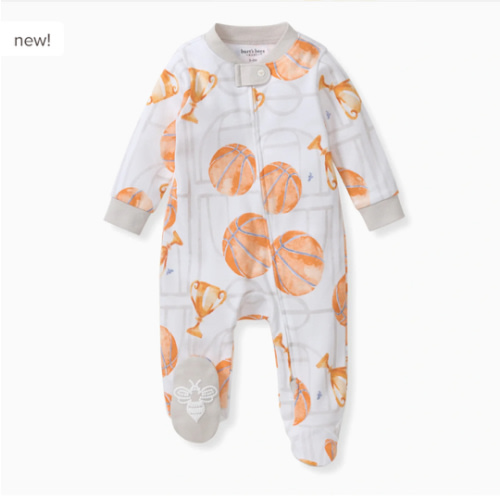 Basketball Court Organic Cotton Sleep & Play