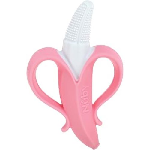 Nuby Nananubs Banana Massaging Teether | Pink
