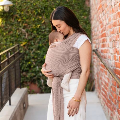 Moby Waffle Knit Baby Wrap - Sandstone