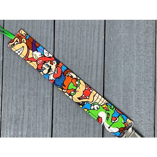 Nintendo Pacifier Clip / Super Mario Brothers Binky Holder