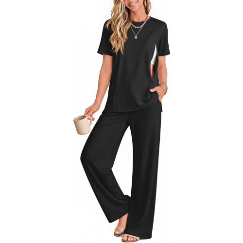 2Pc Postpartum Nursing Pajamas Set
