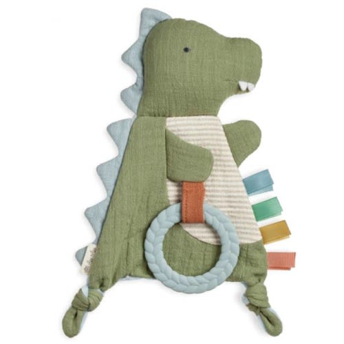 Bitzy Crinkle Sensory Toy with Teether