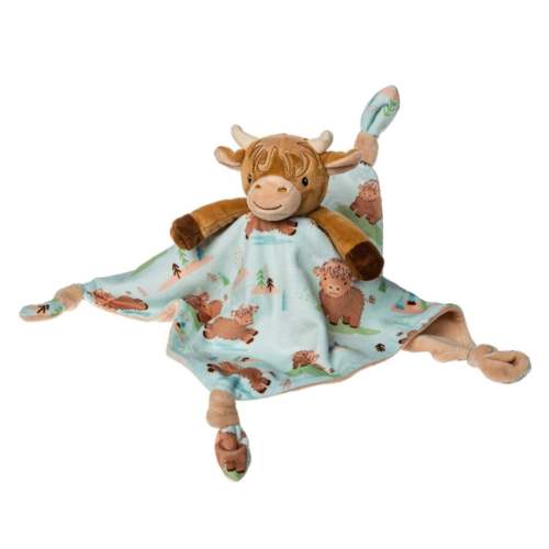 Hetty the Highland Cow Lovey Blanket – Personalized Baby Plush Blanket