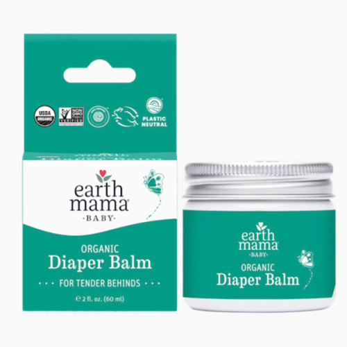 Earth Mama Organic Diaper Balm, Diaper Cream for Newborns, Infants, & Toddlers, 2 fl oz.