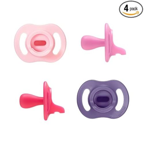 Tommee Tippee Ultra-Light StayPut Pacifier, 18-36 Months, Pack of 4