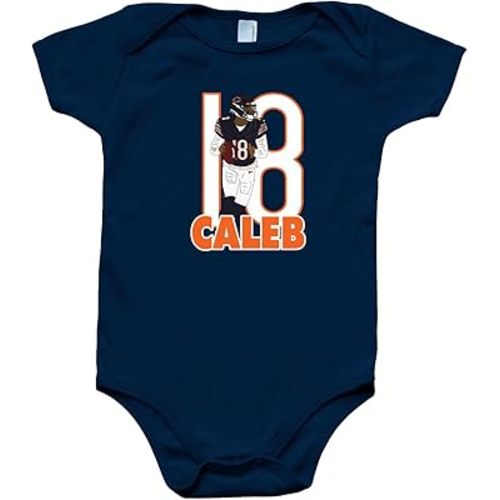 Caleb 18 Williams Chicago Baby 1 Piece Short Sleeve