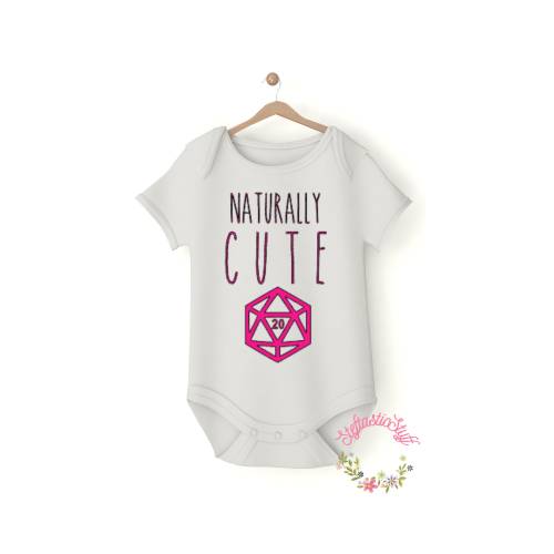 Naturally Cute d20 Unisex Onesie/Toddler Shirt - For the Critically Adorable