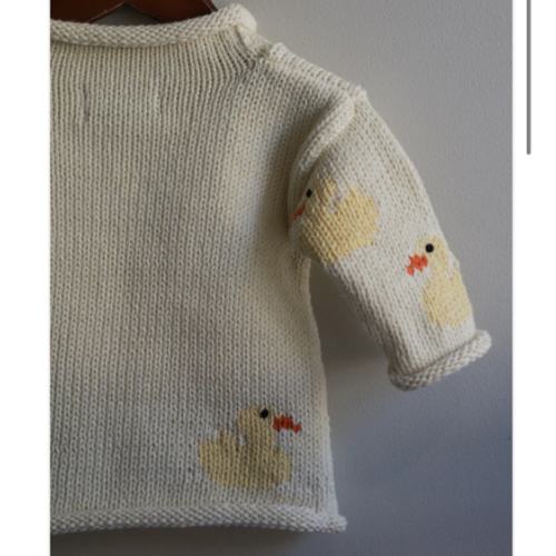 Roll Neck Ducks All Over Sweater – Caline for Kids
