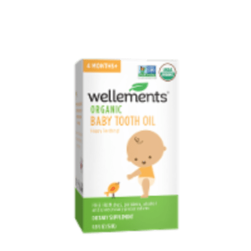 Wellements Organic Baby Teething Relief Tooth Oil, 0.5 fl oz