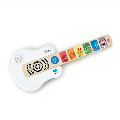 Baby Einstein + Hape Rock & Strum Magic Touch Guitar Toy, Ages 6+ Months