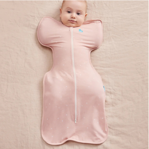 Swaddle Up™ 1.0 TOG Cotton Powder Pink Twinkle