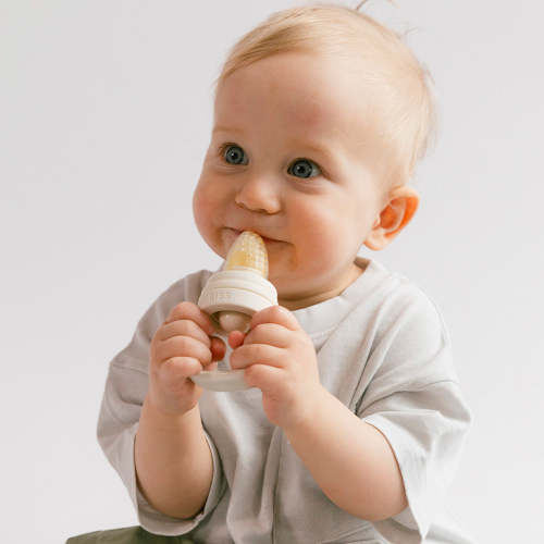 BIBS Baby Feeder - Ivory | Safe & Gentle Teething Relief – Bibsworld store US