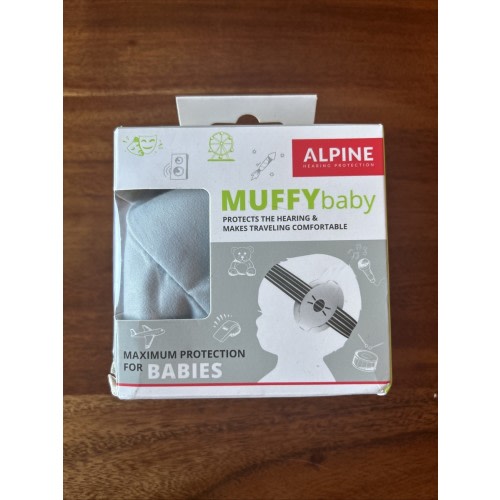NEW Alpine Maximum Hearing Protection MUFFY BABY Ear Muffs Green 0-36 Months