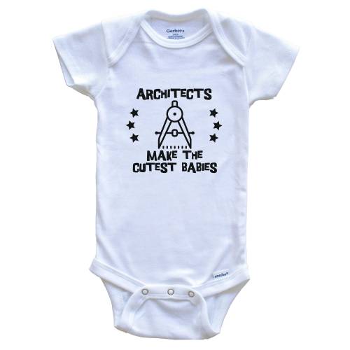 Funny Architecture Baby Bodysuit - Architects Make The Cutest Babies One Piece
