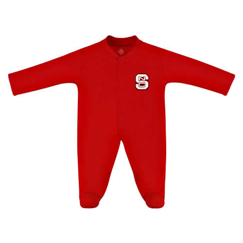 NC State Wolfpack Footed Romper | College Baby