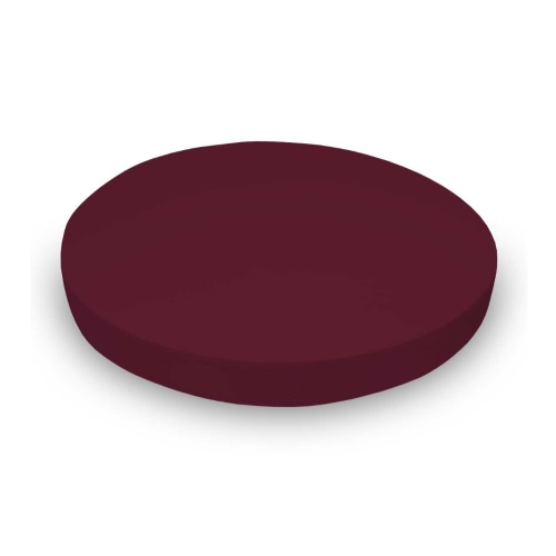 Burgundy Round Crib Sheets