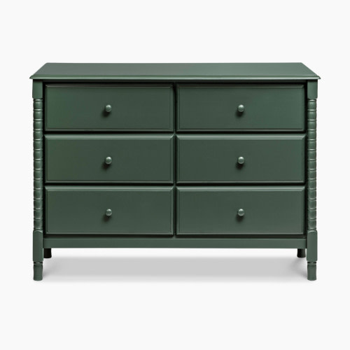 daVinci Jenny Lind Spindle 6-Drawer Dresser - Forest Green