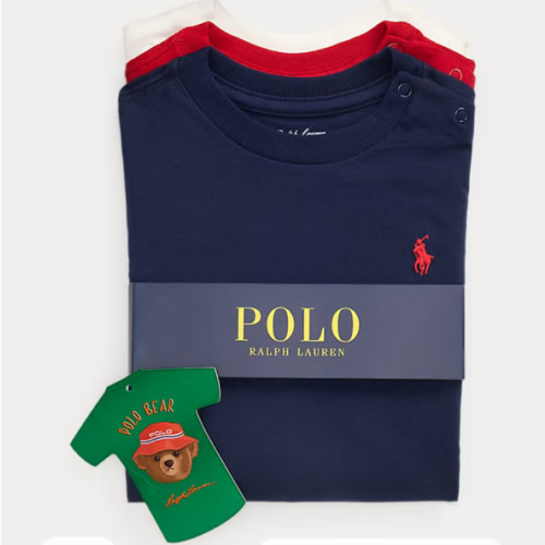 Cotton Jersey Crewneck Tee 3-Pack