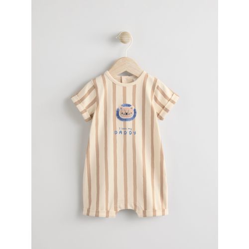 Blue Baby Jersey Romper
