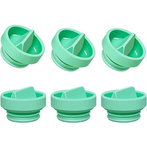 Tbuymax Duckbill Valves Compatible with Elvie Stride Pump Parts, 6 pc Food Grade Silicone Breast Feeding Valves, Not Original Stride Pump Parts